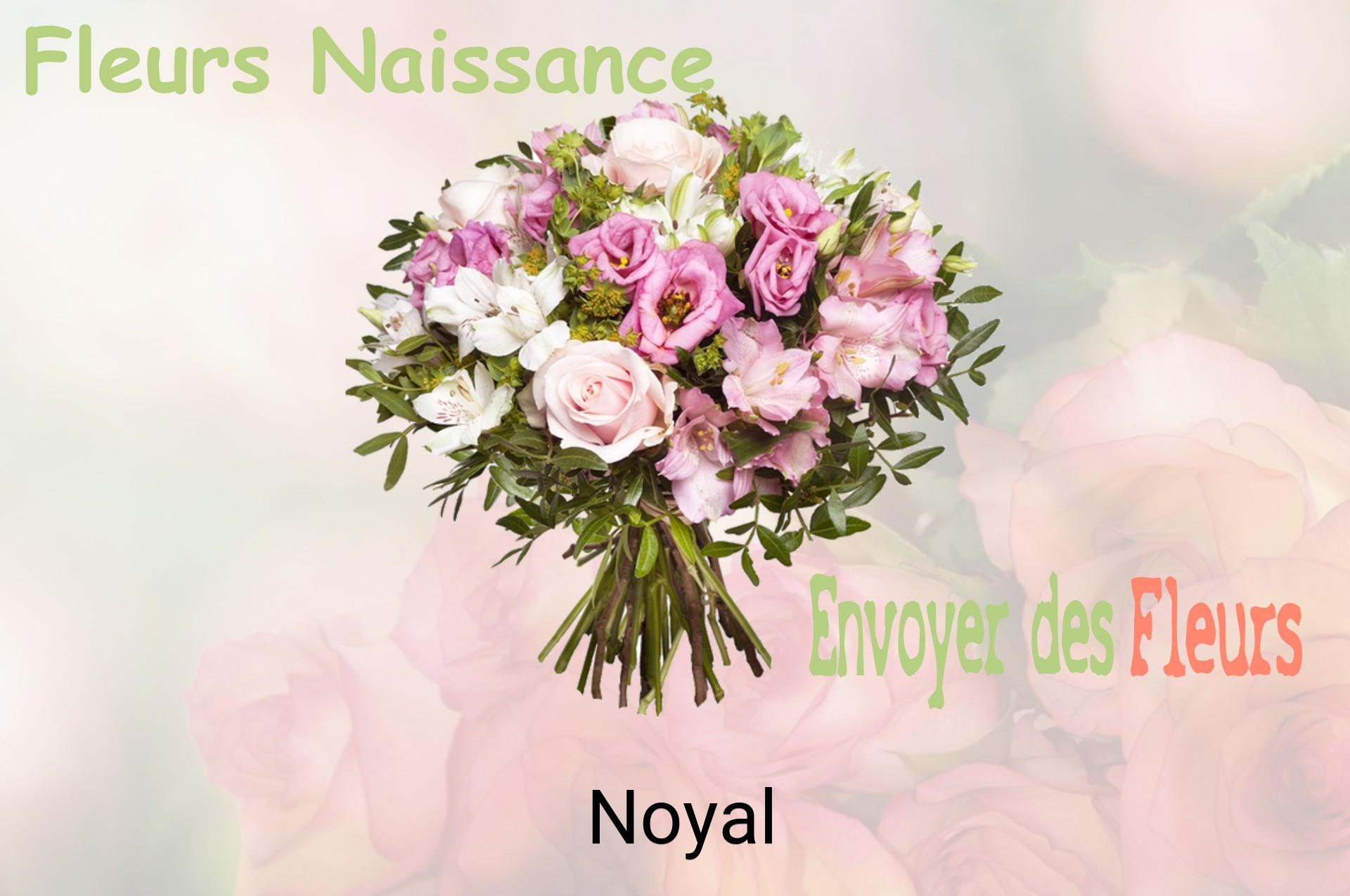Bouquet de fleurs de naissance livré à Noyal